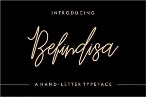 Befindisa Script Font