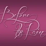 Before The Rain Font