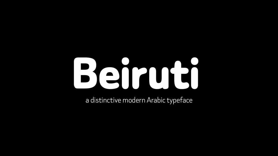 Beiruti Font Family › Fontesk