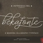 Bekafonte Typeface