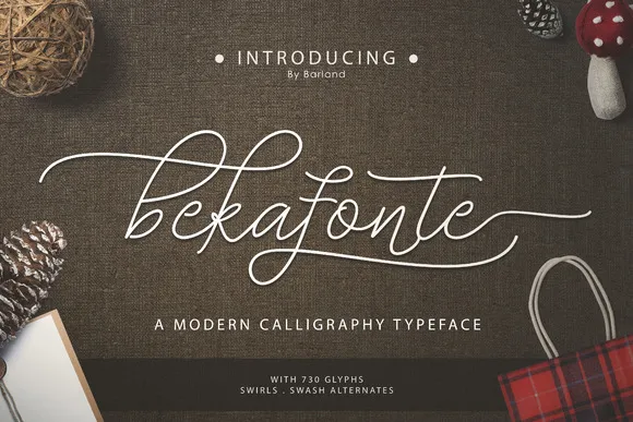 Bekafonte Typeface