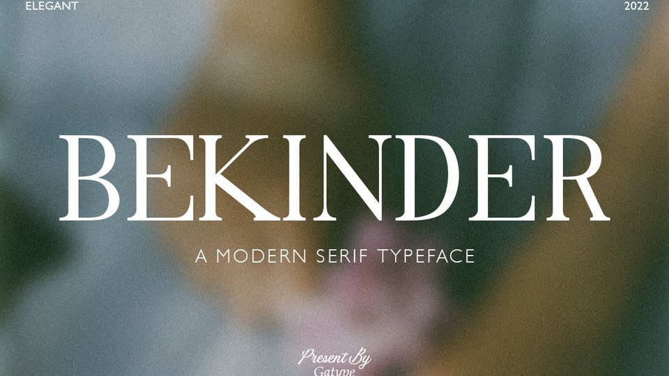 Bekinder Font › Fontesk