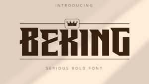 Beking Font › Fontesk