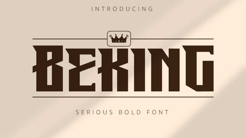 Beking Font › Fontesk