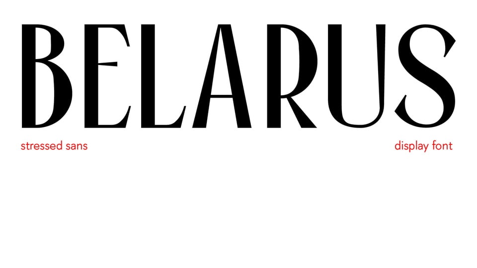 Belarus Font › Fontesk