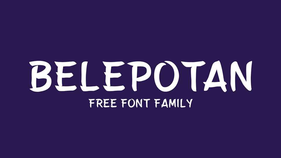 Belepotan Font › Fontesk