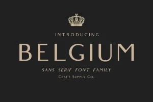 Belgium Font Family