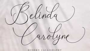 Belinda Carolyne Script Font › Fontesk
