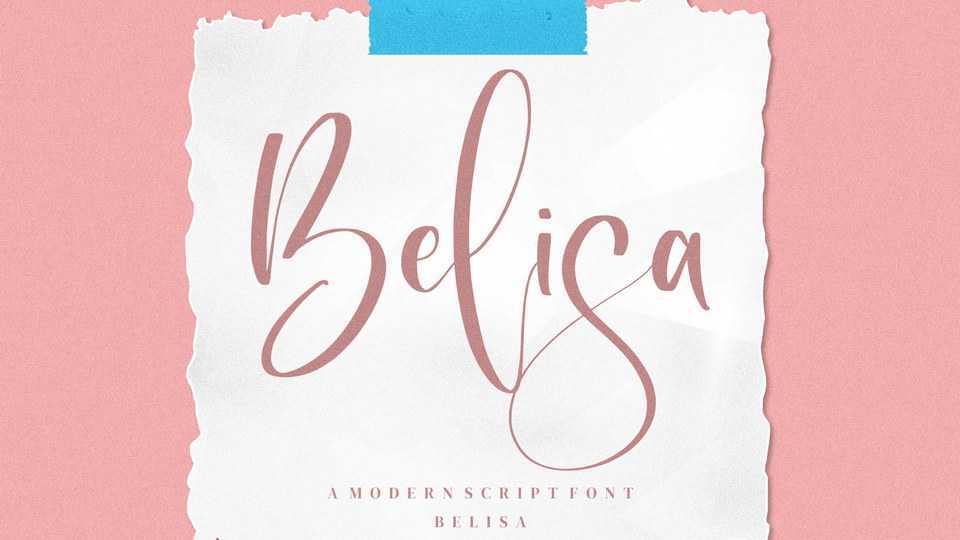 Belisa Script Font › Fontesk