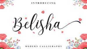 Belisha Script Font › Fontesk