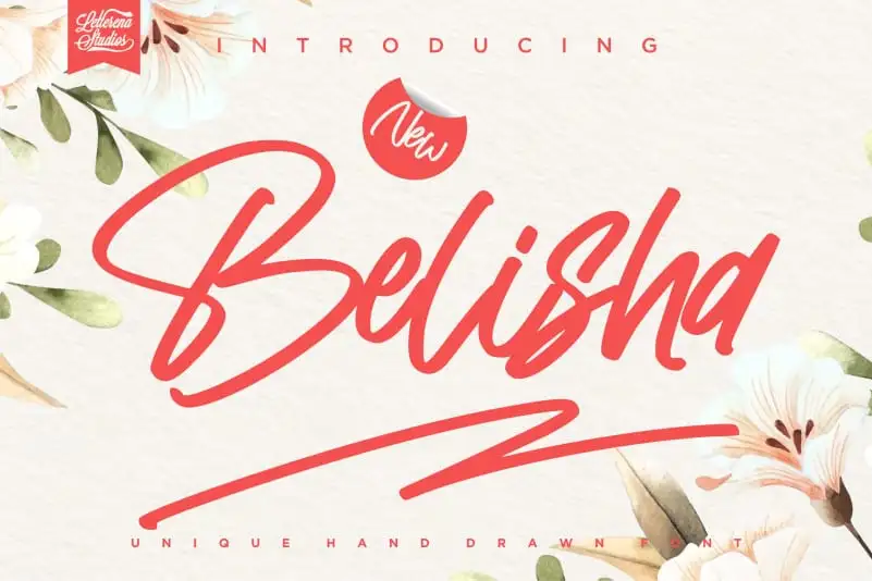 Belisha - Unique Handwritten Font