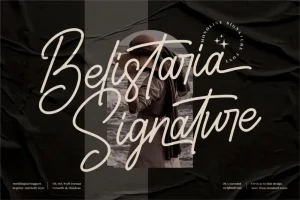 Belistaria Signature Font