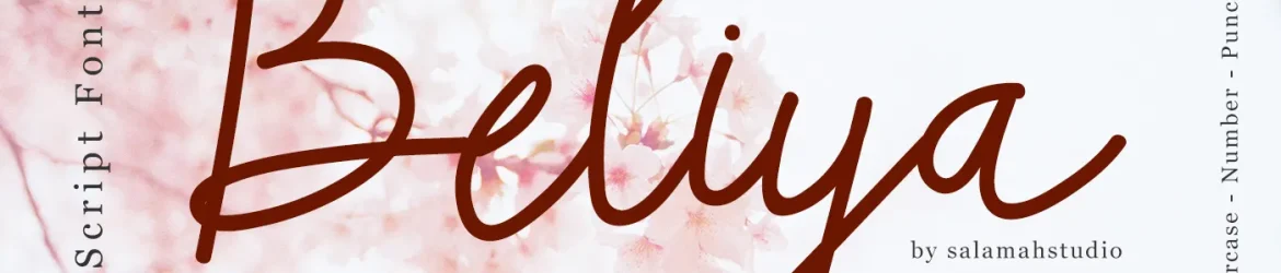 Beliya Script Font