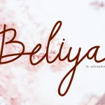 Beliya Script Font