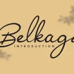 Belkago Handwritten Font