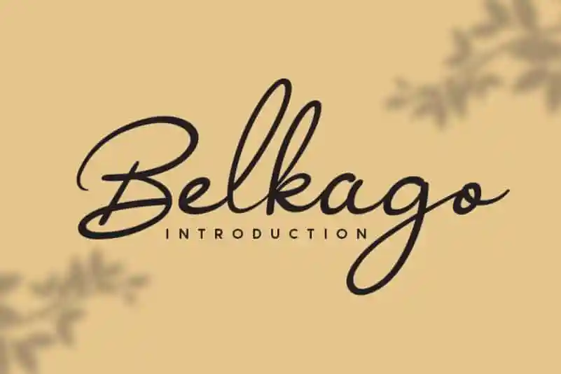 Belkago Handwritten Font