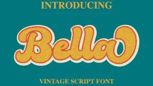 Bella Vintage Script Font › Fontesk