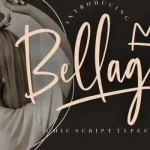 Bellagio Brush Font