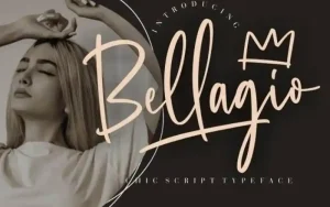 Bellagio Brush Font