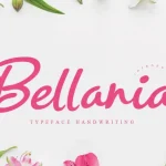 Bellania Script Font - Fonte Grátis Bellania Script Font