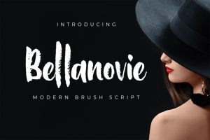 Bellanovie Brush Font