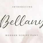 Bellany Script Font