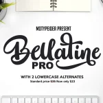 Bellatine Pro Script Font