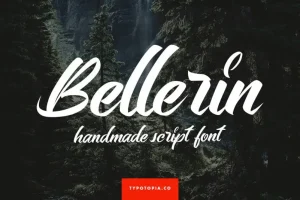 Bellerin Handmade Script Font