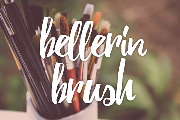 Bellerine Brush Font