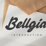 Bellgia Handwritten Font - Fonte Grátis Bellgia Handwritten Font