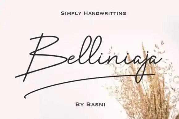 Belliniaja Handwritten Font