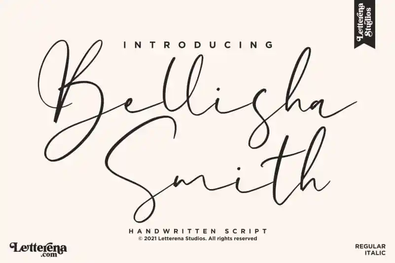 Bellisha Smith Script Font