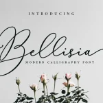 Bellisia Font - Fonte Grátis Bellisia Font
