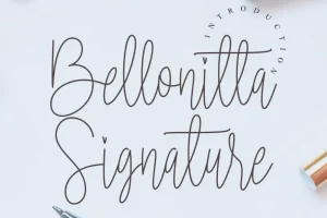Bellonitta Signature Script Font