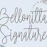 Bellonitta Signature Script Font