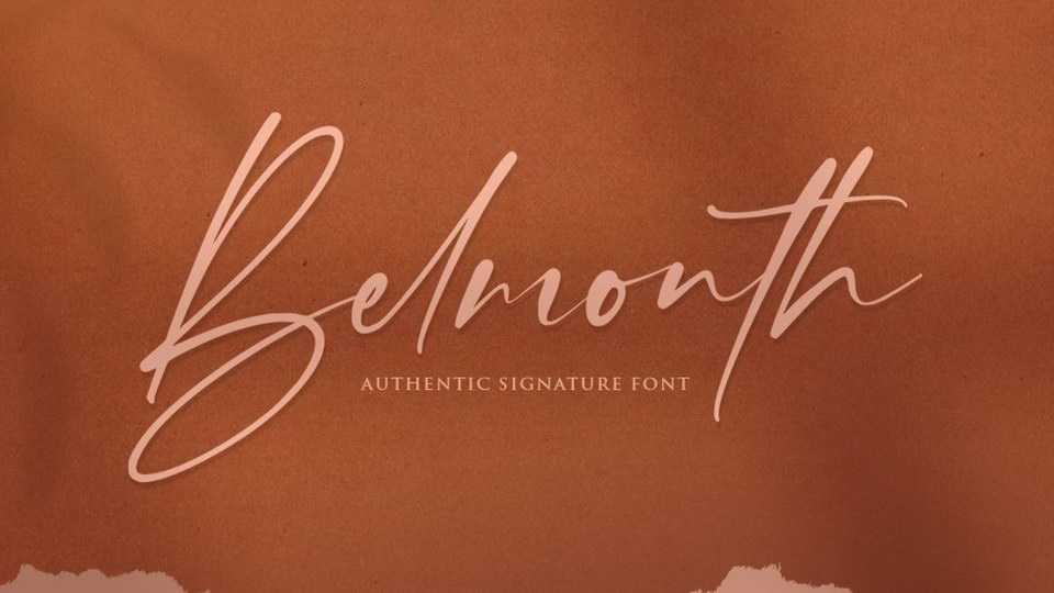 Belmonth Script Font › Fontesk