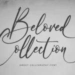 Beloved Collection Calligraphy Font