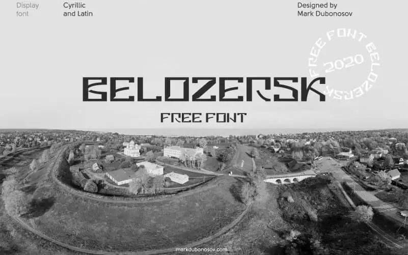 Belozersk Display Font