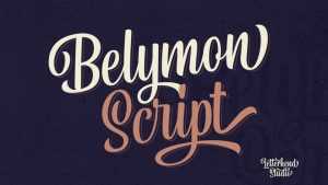 Belymon Script Font › Fontesk
