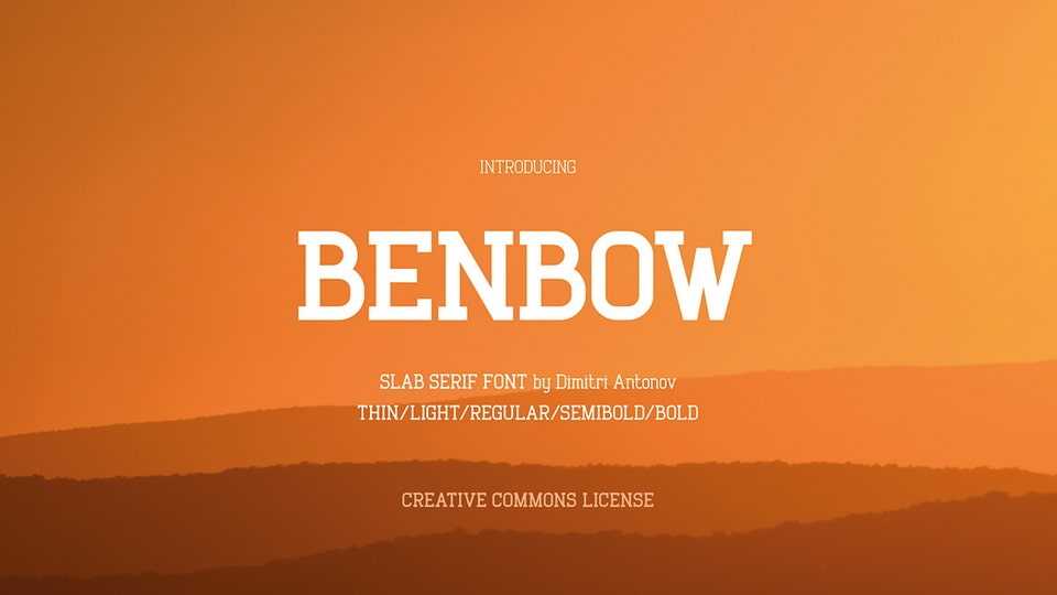 Benbow Font Family › Fontesk