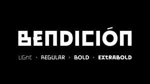 Bendición Font Family › Fontesk