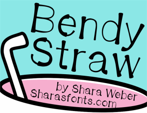 BendyStraw Font