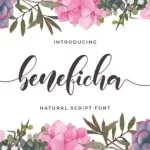 Beneficha Script Font