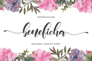 Beneficha Script Font
