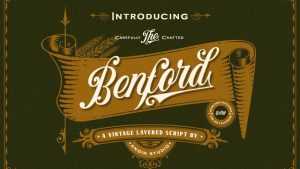 Benford Script Font › Fontesk