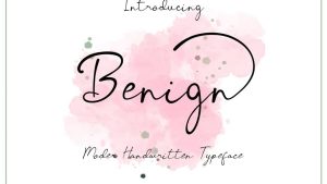 Benign Font › Fontesk