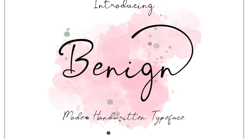 Benign Font › Fontesk