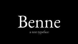 Benne Font › Fontesk