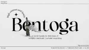 Bentoga Font › Fontesk