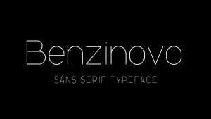 Benzinova Font Family › Fontesk